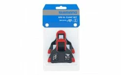 Cales Pédales Automatiques Shimano SPD-SL SM-SH10 Rouge - Y42U98020